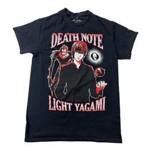 Death Note Shirt Men's Size Small S Anime‎ Manga Light Yagami